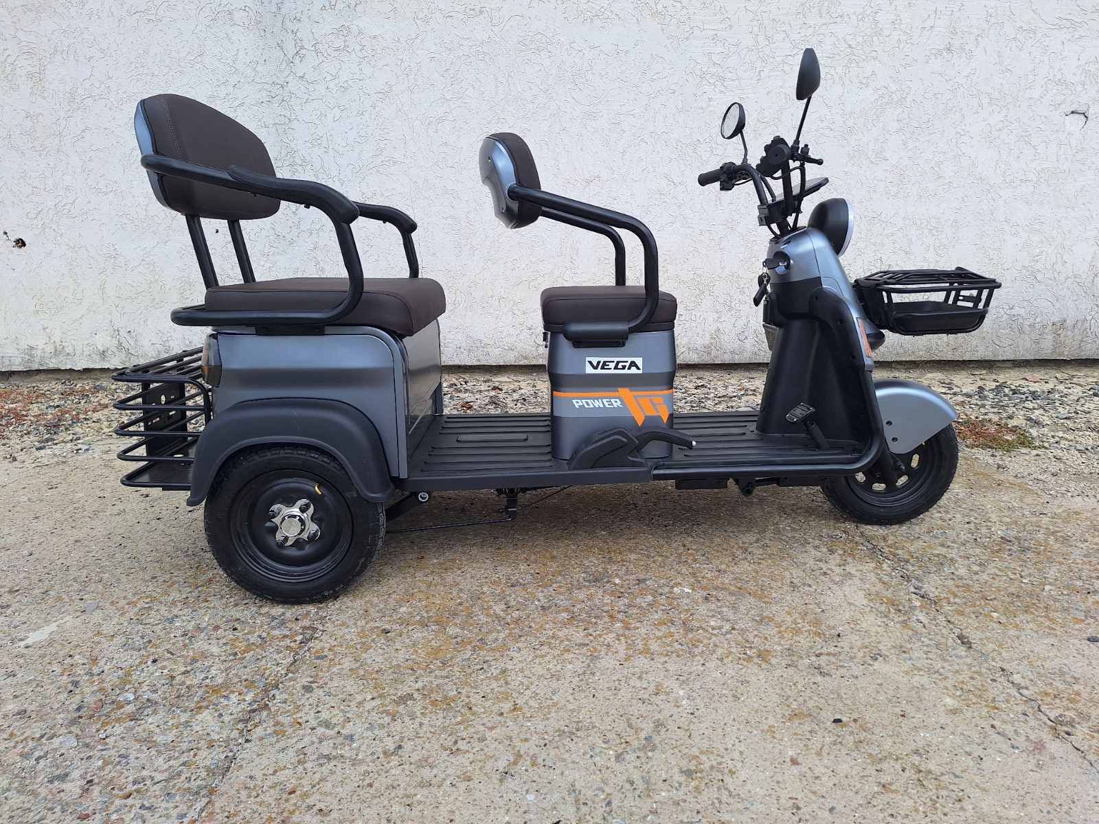 Пасажирський електроскутер HELP 650 new (Grey), Vega - Зображення 3