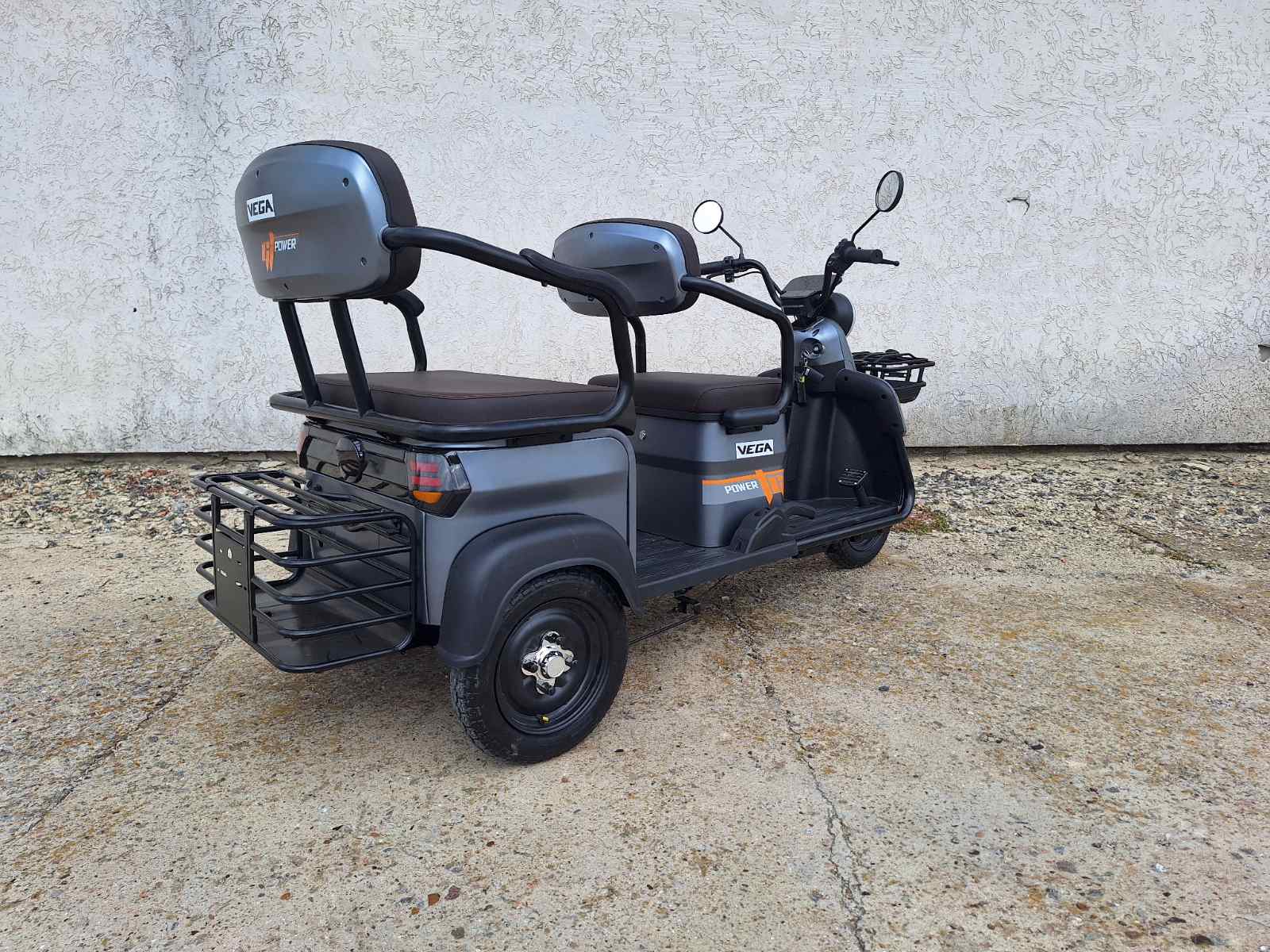 Пасажирський електроскутер HELP 650 new (Grey), Vega - Зображення 4