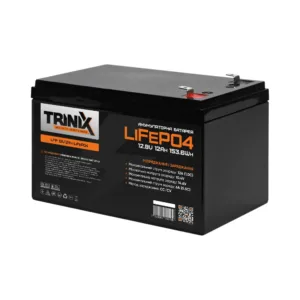 Акумуляторна батарея LiFePO4 12 Аг (літій-залізо-фосфатна) 12 В LFP, Trinix