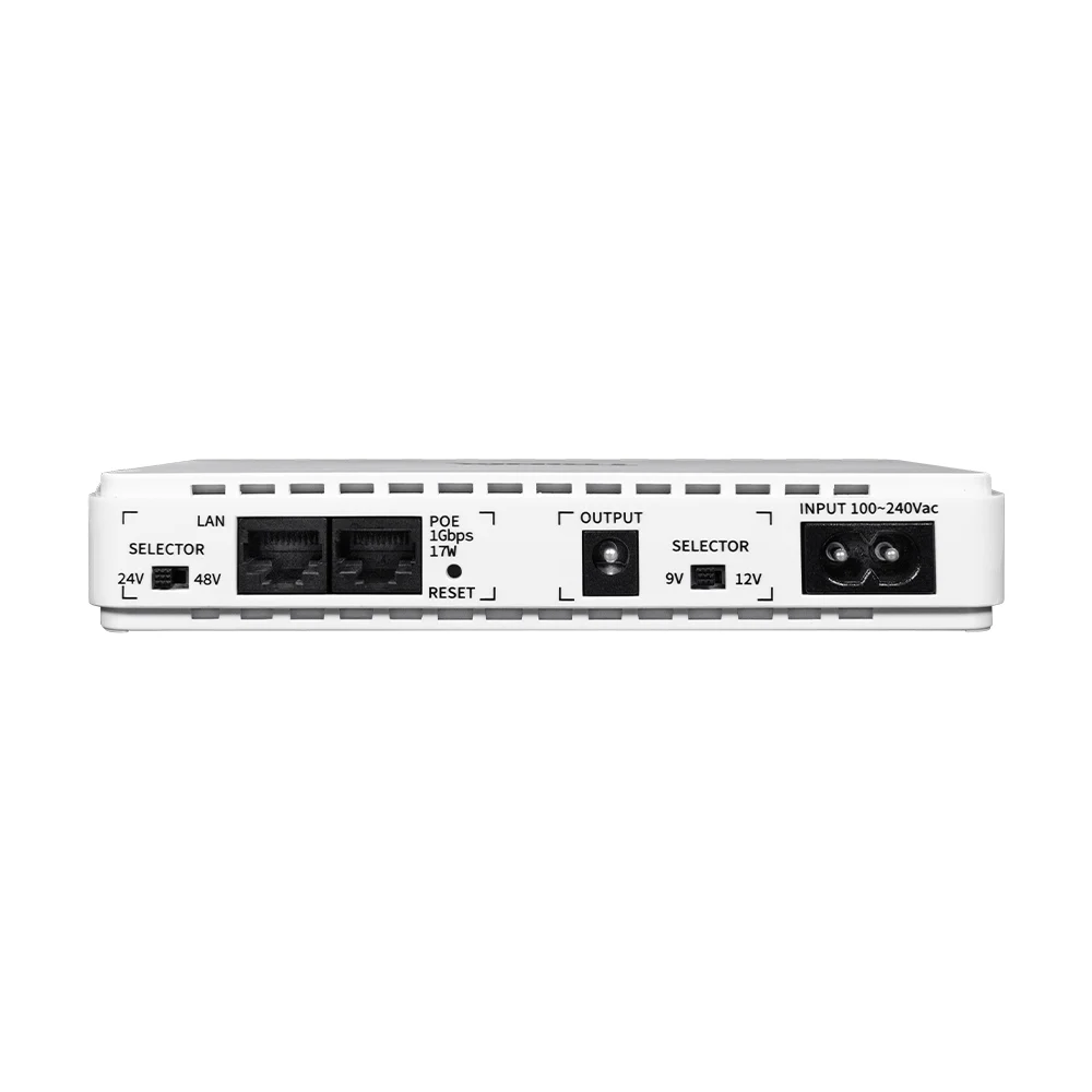 ДБЖ для роутера і медіаконвертера DC UPS Trinix TRX-MUPS-1748 PoE (10000 mAh) 5V/9V/12V/24V/48V/PoE 1Gbps, Li-ion 4*2.5 Ah - Зображення 5