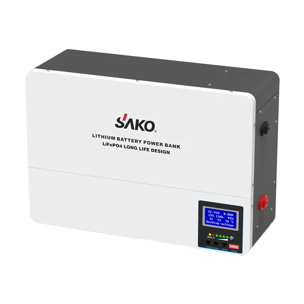 Акумуляторна батарея 100 Аг 51.2 В 5120 Втг Sako SK-51.2V100Ah Li-Wall series LiFePo4
