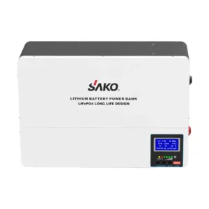 Акумуляторна батарея 100 Аг 51.2 В 5120 Втг Sako SK-51.2V100Ah Li-Wall series LiFePo4