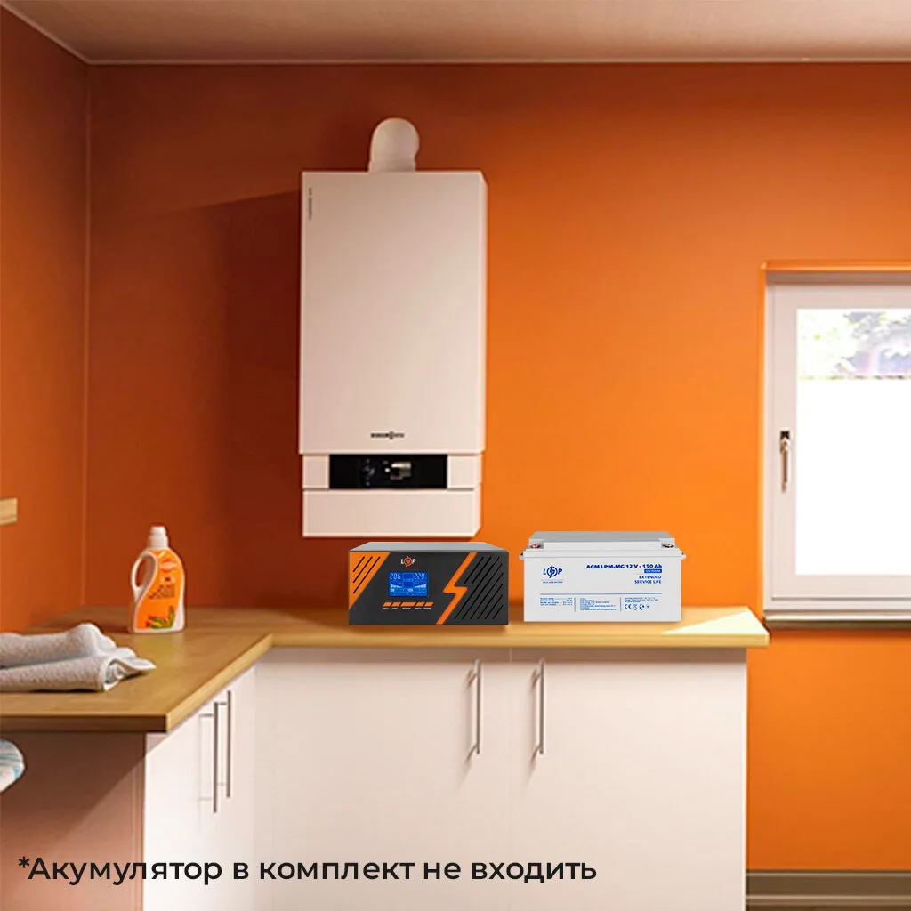 ДБЖ 1050 Вт з правильною синусоїдою 12 V LPM-PSW-1500VA, LogicPower (New) - Зображення 7