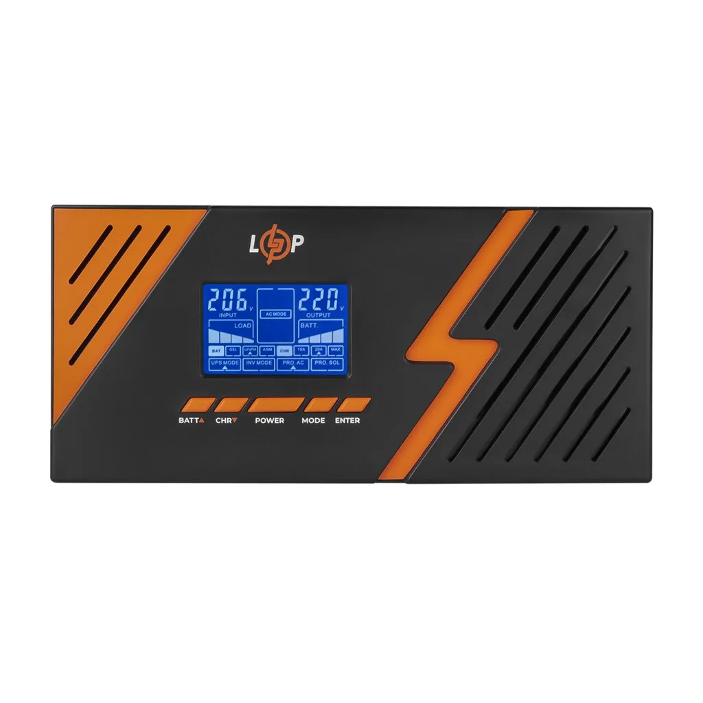 ДБЖ 1050 Вт з правильною синусоїдою 12 V LPM-PSW-1500VA, LogicPower (New) - Зображення 4