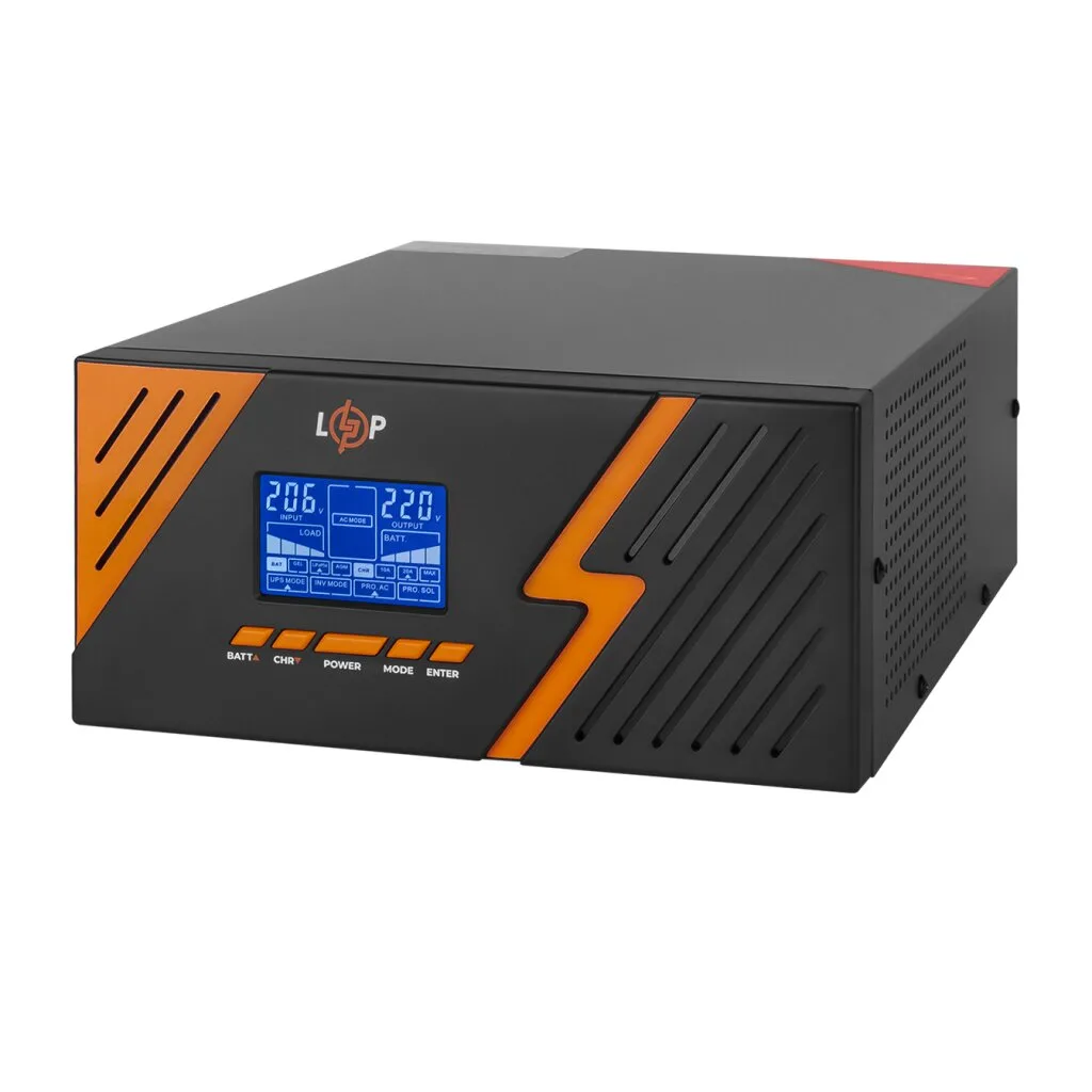 ДБЖ 1050 Вт з правильною синусоїдою 12 V LPM-PSW-1500VA, LogicPower (New)
