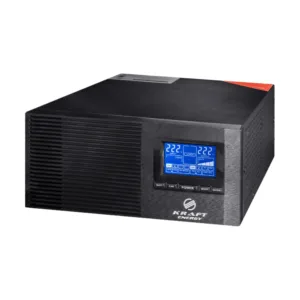 Інвертор (ДБЖ) Kraft KRF-AVR1200VA/1000W-12V з правильною синусоїдою