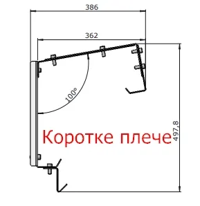 Велосипедний тримач настінний VELOFIX PRO - Зображення 3