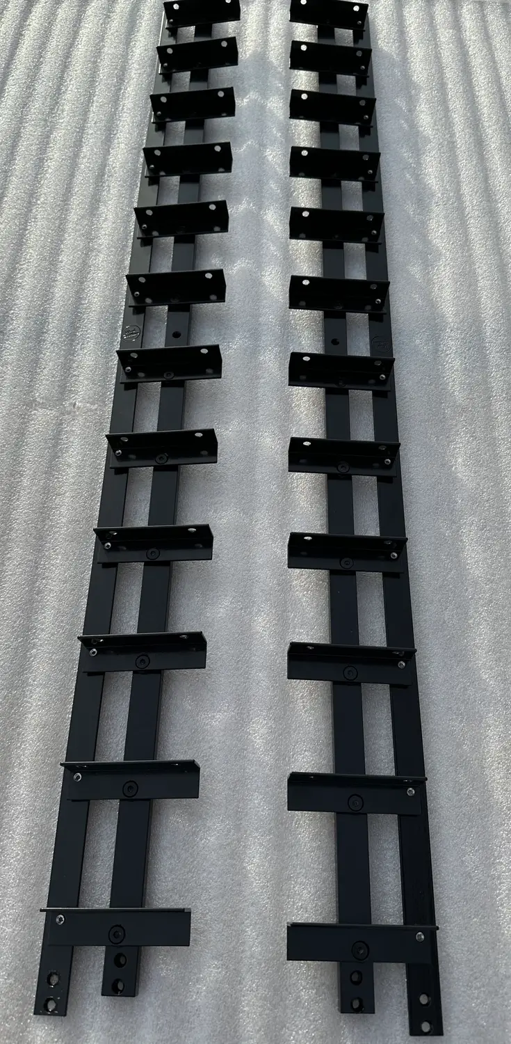 Алюмінієвий механізм для поворотних вуличних жалюзі WB Light Black, 1000 мм - Зображення 5