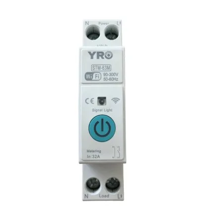 WI-FI реле YRO на DIN рейку 32/63A з енергометром