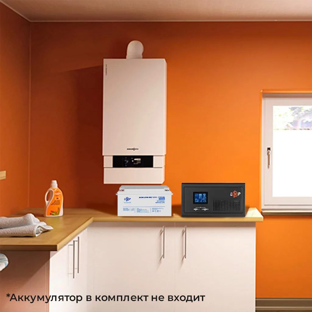 ДБЖ з правильною синусоїдою 12V LPE-B-PSW-1500VA+ (1000Вт) 1-40A - Зображення 3