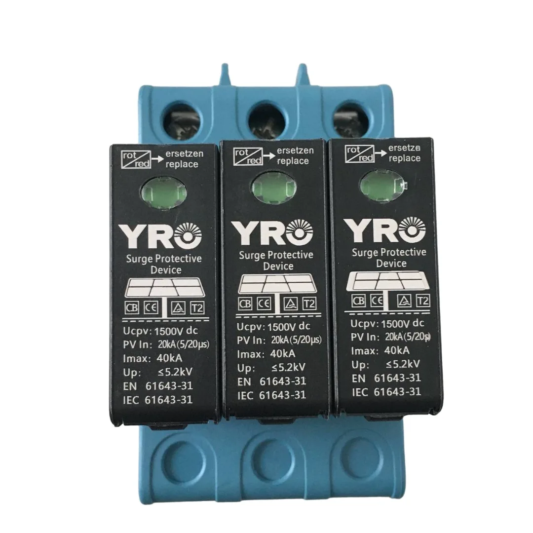 Обмежувач перенапруги YRO-YRSP-D2 1500VDC/3P
