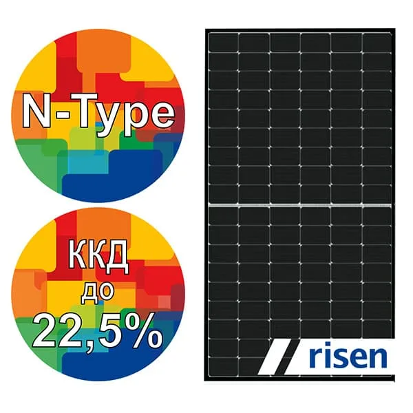 Сонячна панель 425 Вт Risen N-type RSM108-9-425N