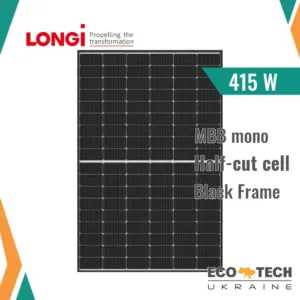 Сонячна панель 415 Вт Longi Solar LR5-54HIB-415M Black Frame