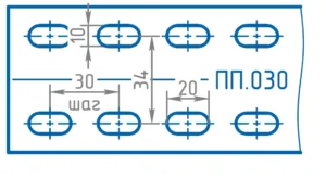 Кутик монтажний УГ 30х30, 275 г/м²