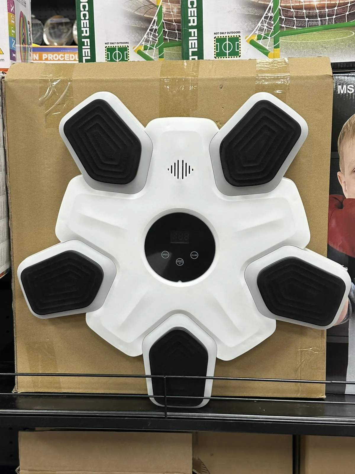 Електронний боксерський тренажер із музикою, світлом та дисплеєм SmartPunch LED Pro - Зображення 4