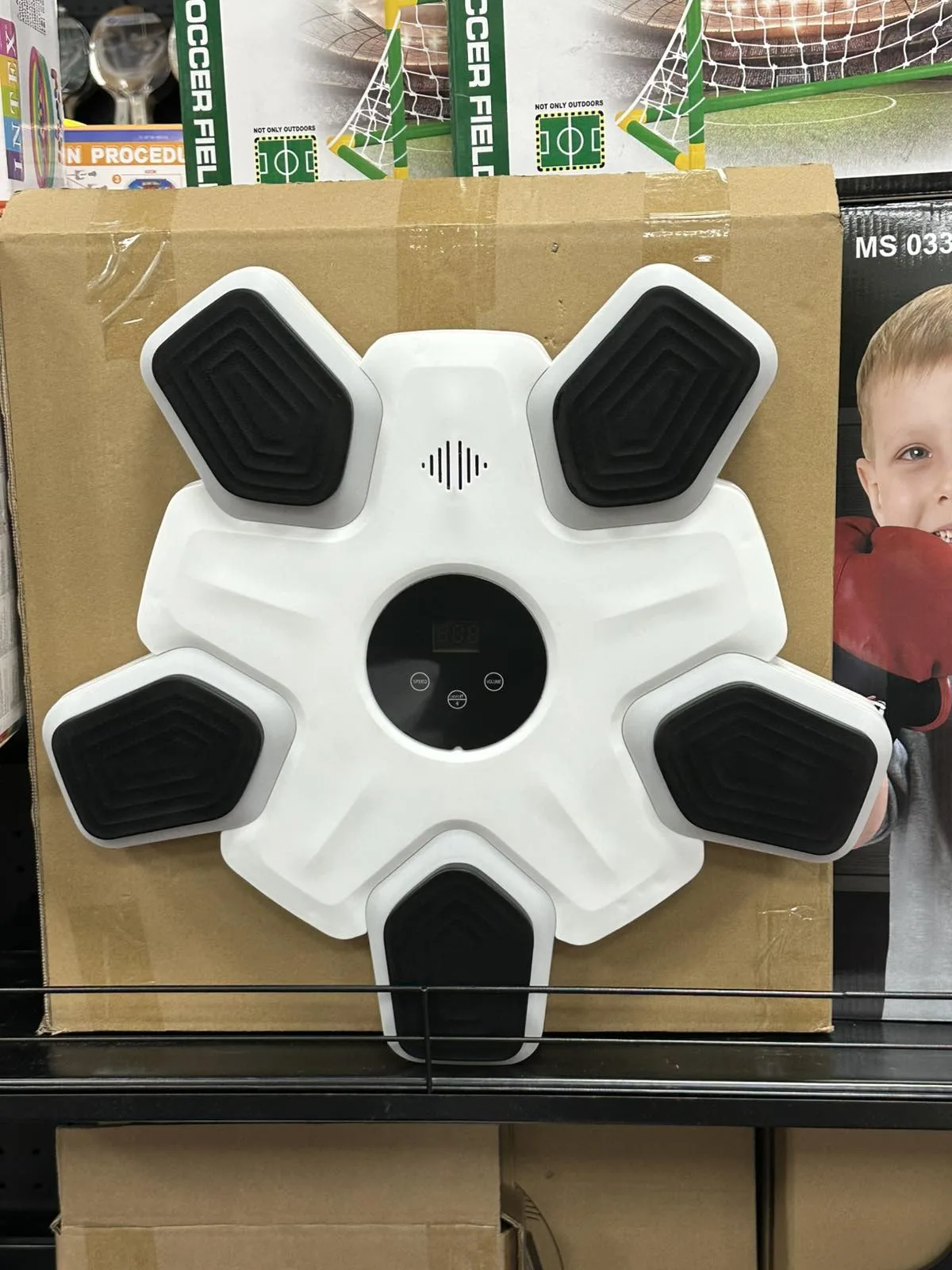 Електронний боксерський тренажер із музикою, світлом та дисплеєм SmartPunch LED Pro - Зображення 5