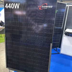 Сонячна панель SUNPRO SPDG440-N108M10, 440 Вт, full black