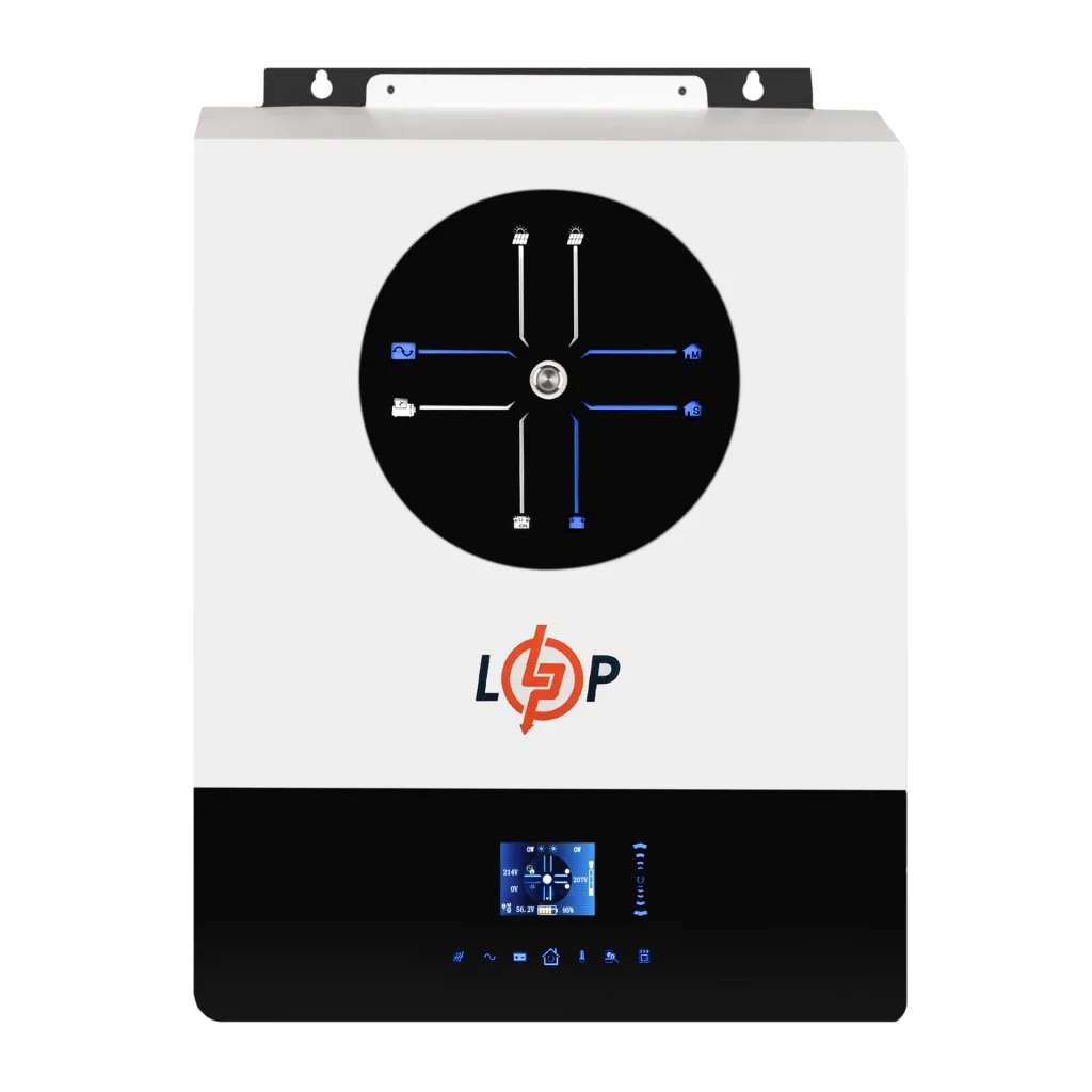 Гібридний сонячний інвертор LPW-MAXII-ULTRA 8000VA (8000Вт) 48V 150A MPPT 90-450V ON-OFF GRID, LogicPower - Зображення 4