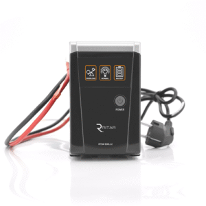 ДБЖ RITAR з правильною синусоїдою RTSW-600 LED (360 Вт), 12 В, під зовнішній акумулятор