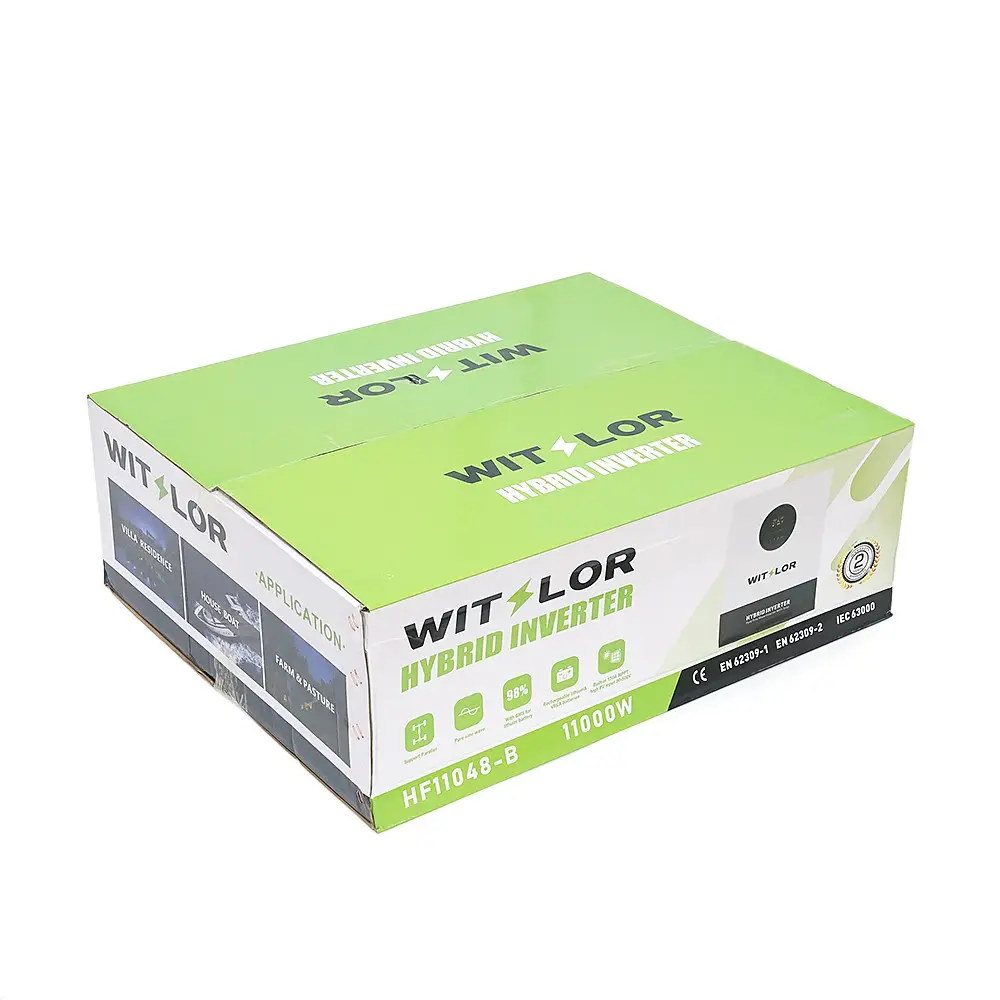 Гібридний інвертор WITSLOR HF11048-B, 1 Ф, 11 кВт, 48 В - Зображення 2