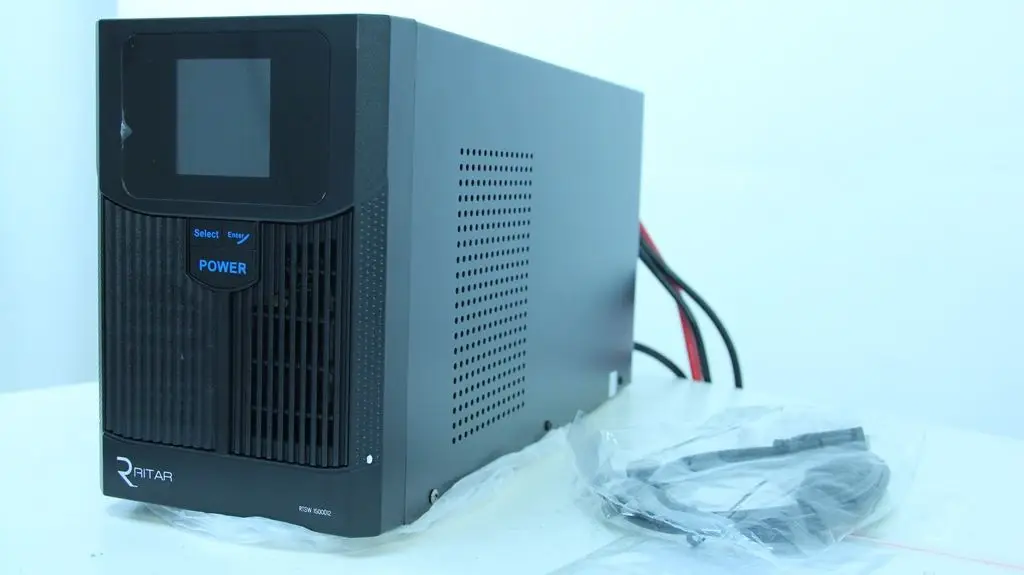 ДБЖ Ritar RTSW-1500 LCD (1000 Вт) з правильною синусоїдою, 12 В - Зображення 3