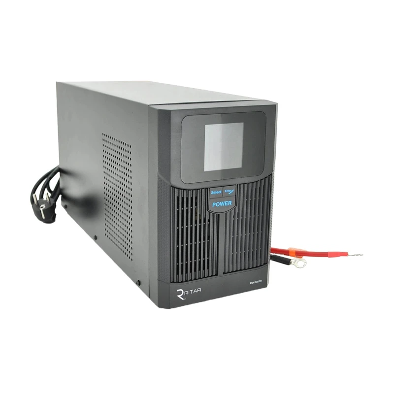 ДБЖ Ritar RTSW-1500 LCD (1000 Вт) з правильною синусоїдою, 12 В