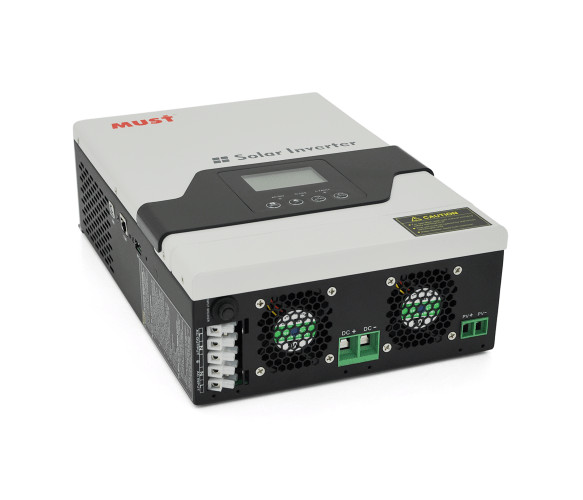 Гiбрiдне ДБЖ MUST PV18-1012VPM, 1000W, 12V, ток заряда 10-20A, 170-280V, MPPT (60А, 105 Vdc) - Зображення 3