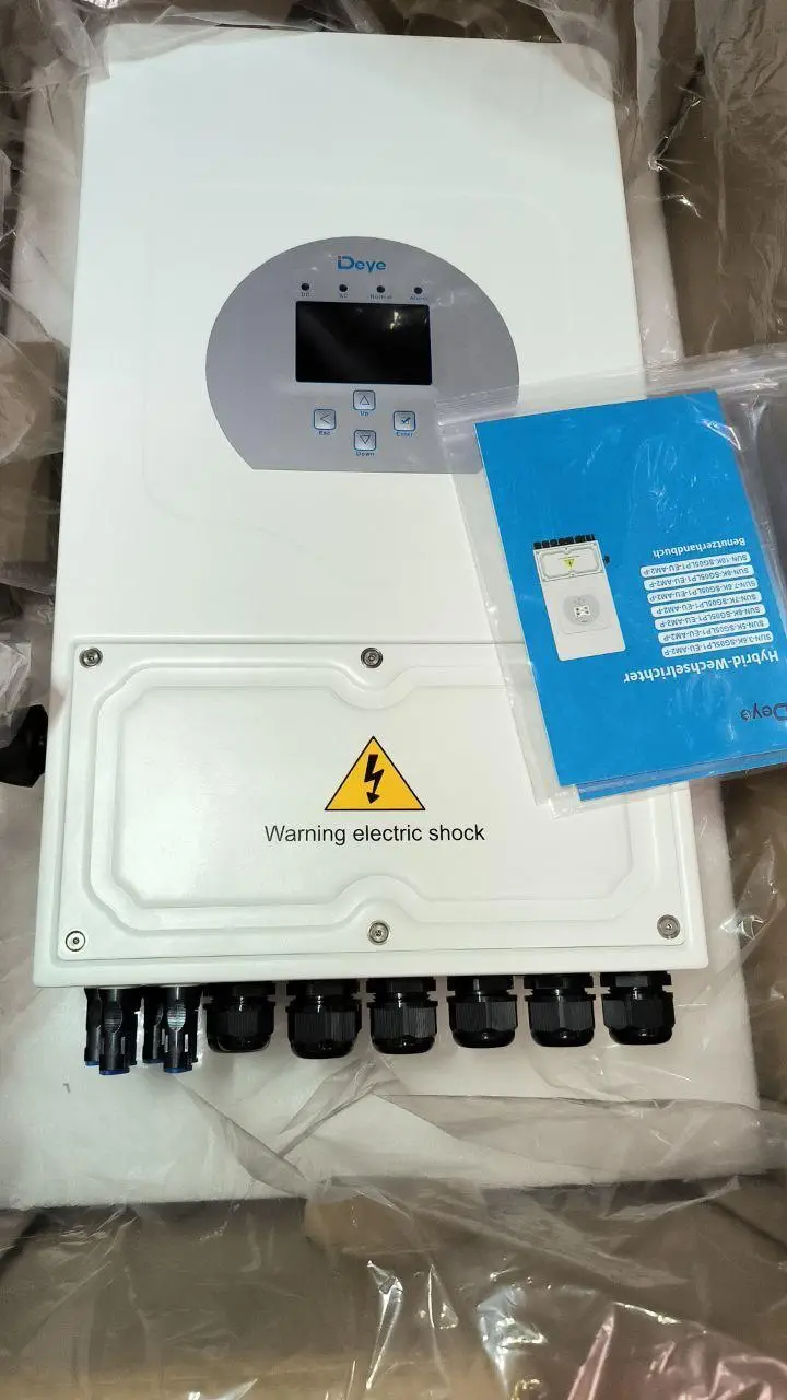 Гібридний інвертор Deye SUN-8K-SG05LP1-EU Wi-Fi, 8 кВт, однофазний, Parallel - Зображення 3