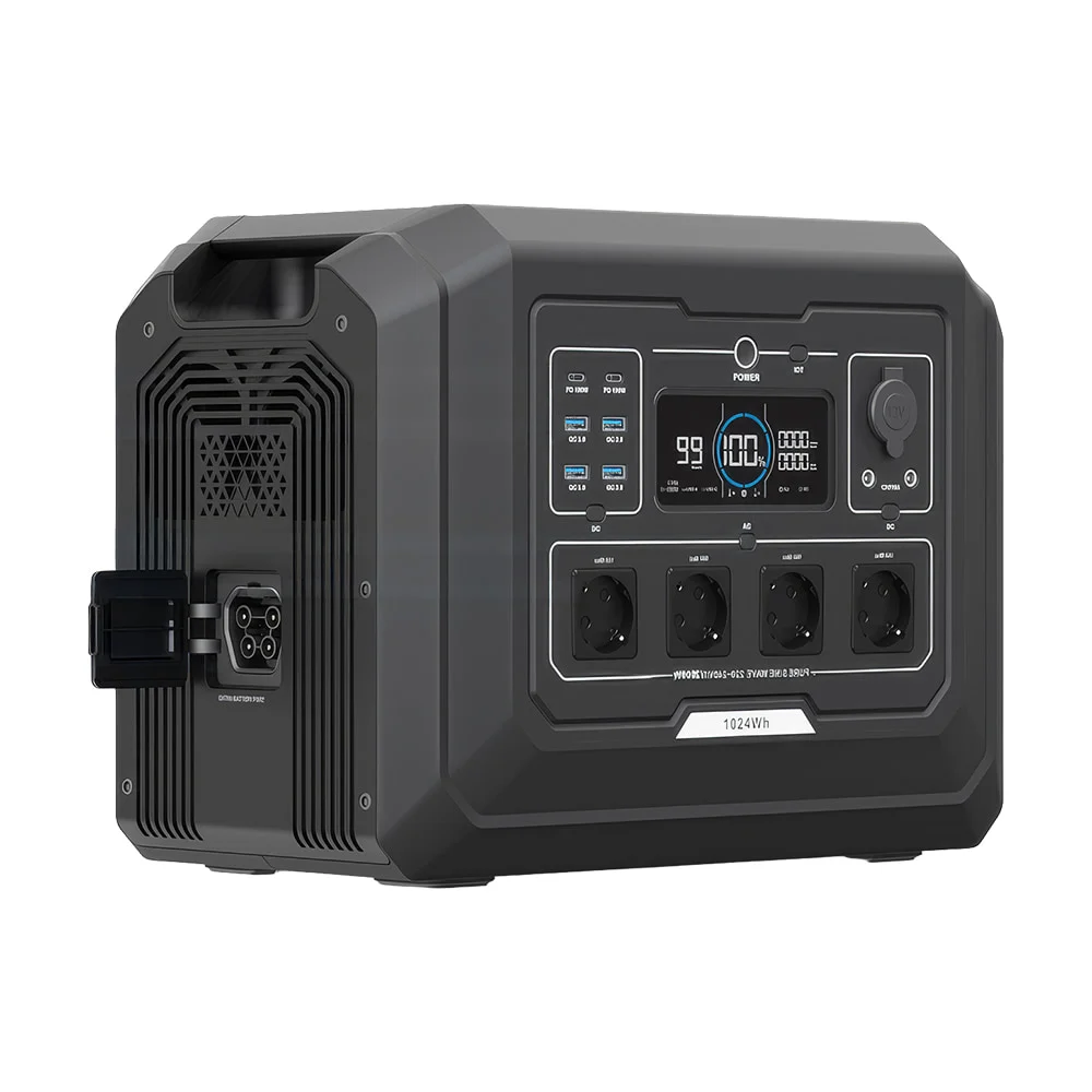 Портативна зарядна станція OUPES S1 2000W LiFePO4 1024Wh - Зображення 2