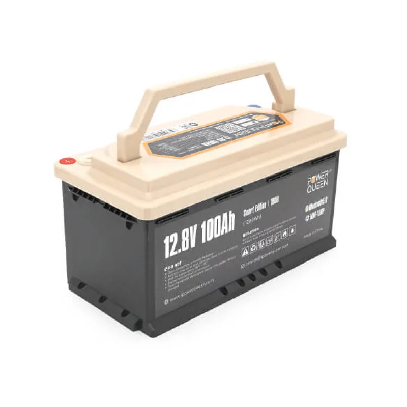 Акумулятор LiFePO4 Power Queen 12.8V 100Ah H190 - Зображення 2