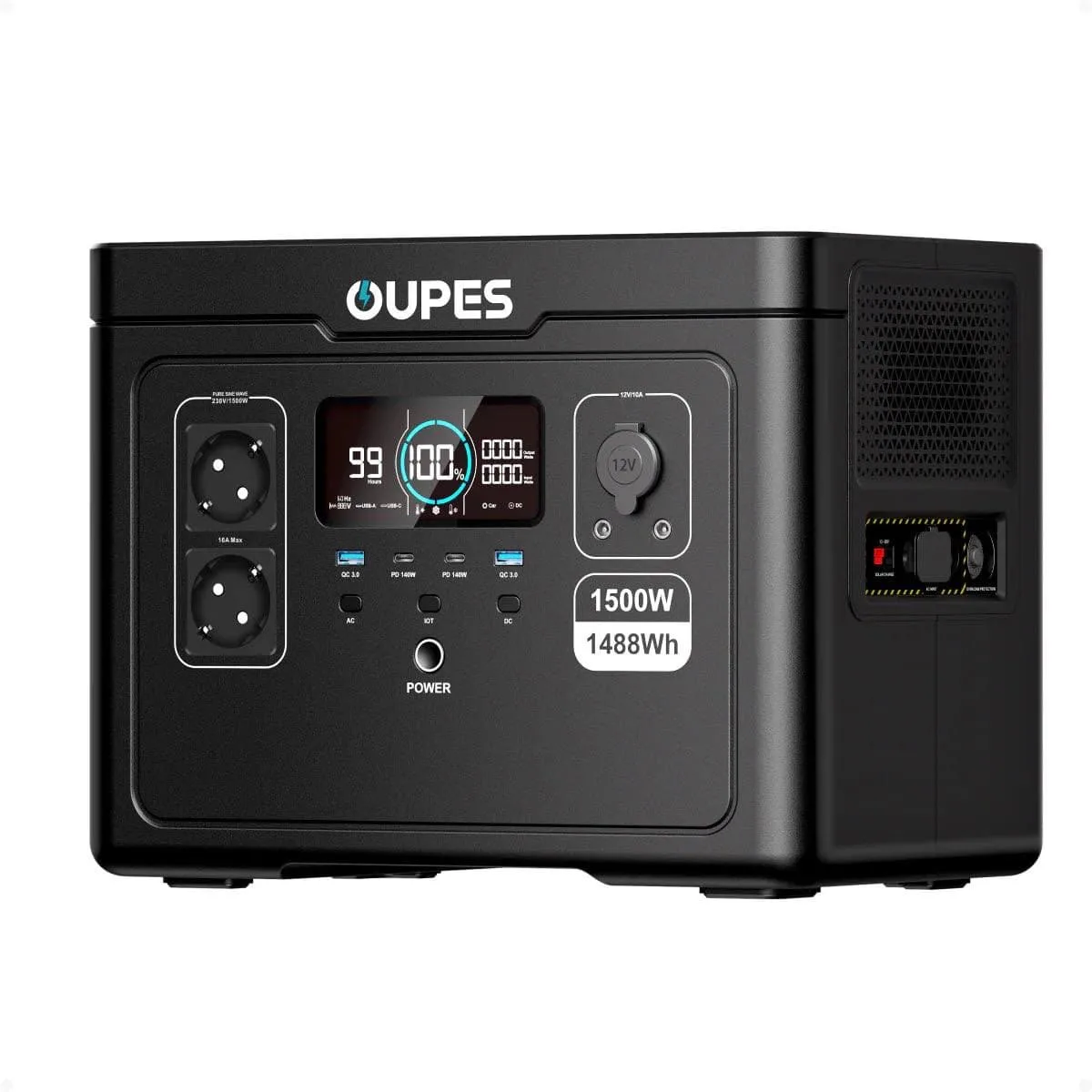 Портативна зарядна станція OUPES S015 1500W LiFePO4