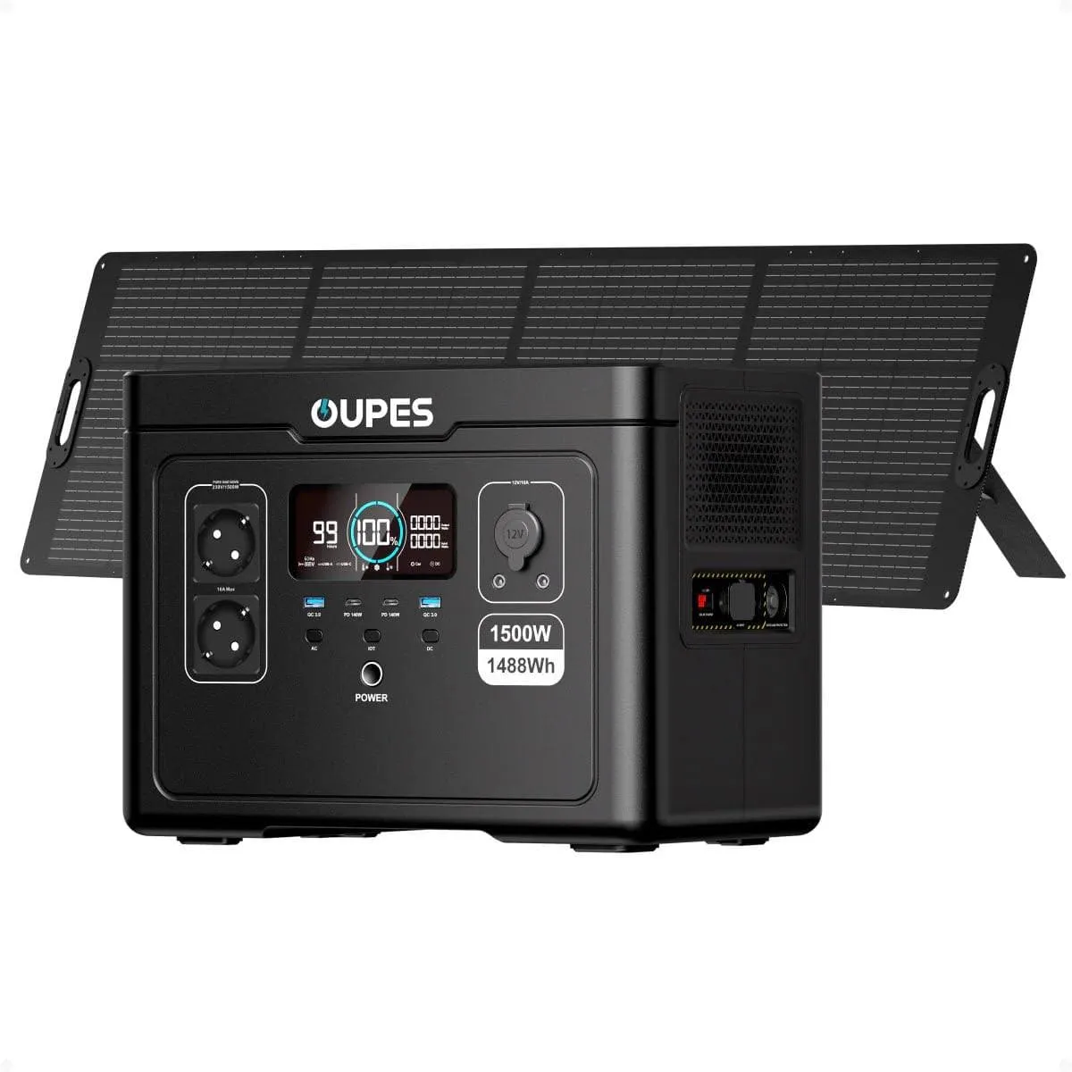 Портативна зарядна станція OUPES S015 1500W LiFePO4 - Зображення 2