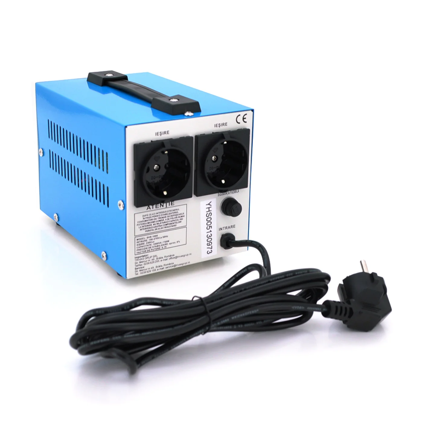 Стабілізатор напруги релейного типу Westech SVR-1000VA/750W - Зображення 2