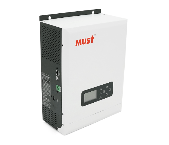 Гібридний інвертор MUST PV18-3024VMPK, 3000 Вт, 24V, струм заряду 20/30A, 230V/13A, MPPT (60А, 145 Vdc)