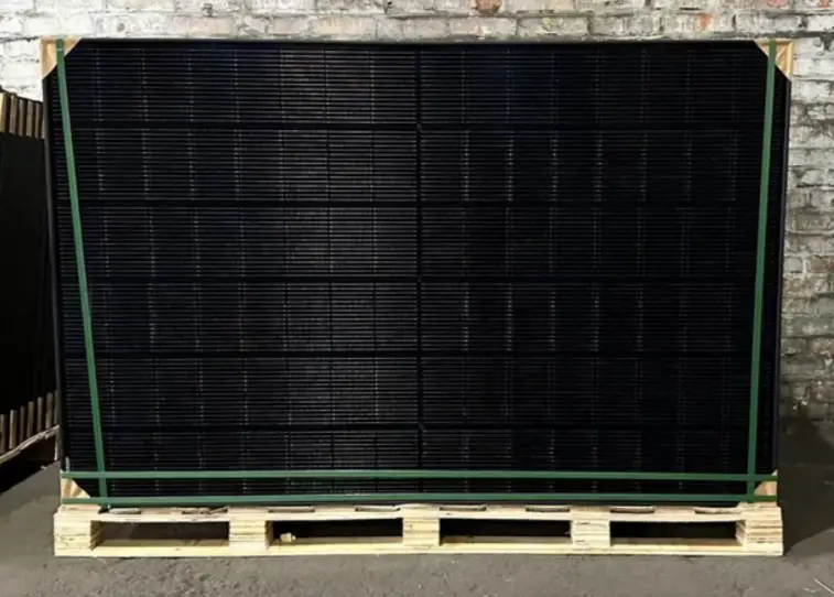 Сонячна панель Luxen LNDX-500ND, N-type, Bifacial, full black, 500 Вт