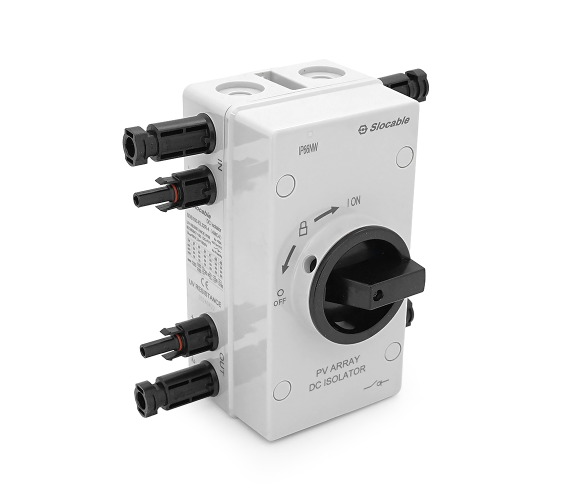 Ручний вимикач DC1000-GL, 1000V, 20A, 1St, IP66, Grey