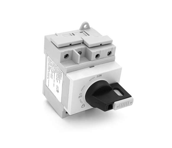 Поворотний вимикач зовнішнього монтажу HGN4-L1-16, DC1000V, 16A, 2P, Grey