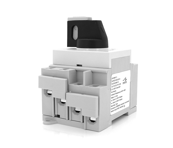 Поворотний вимикач зовнішнього монтажу HGN4-L1-16, DC1000V, 16A, 2P, Grey