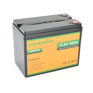 Акумуляторна батарея Eco-Worthy LiFePO4, 12,8 В, 50 Aг