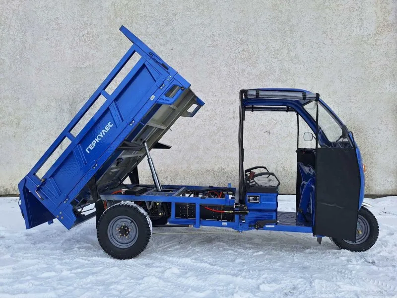 Вантажний електричний трицикл Геркулес T3 Electro C (з АКБ), самоскид - Зображення 10