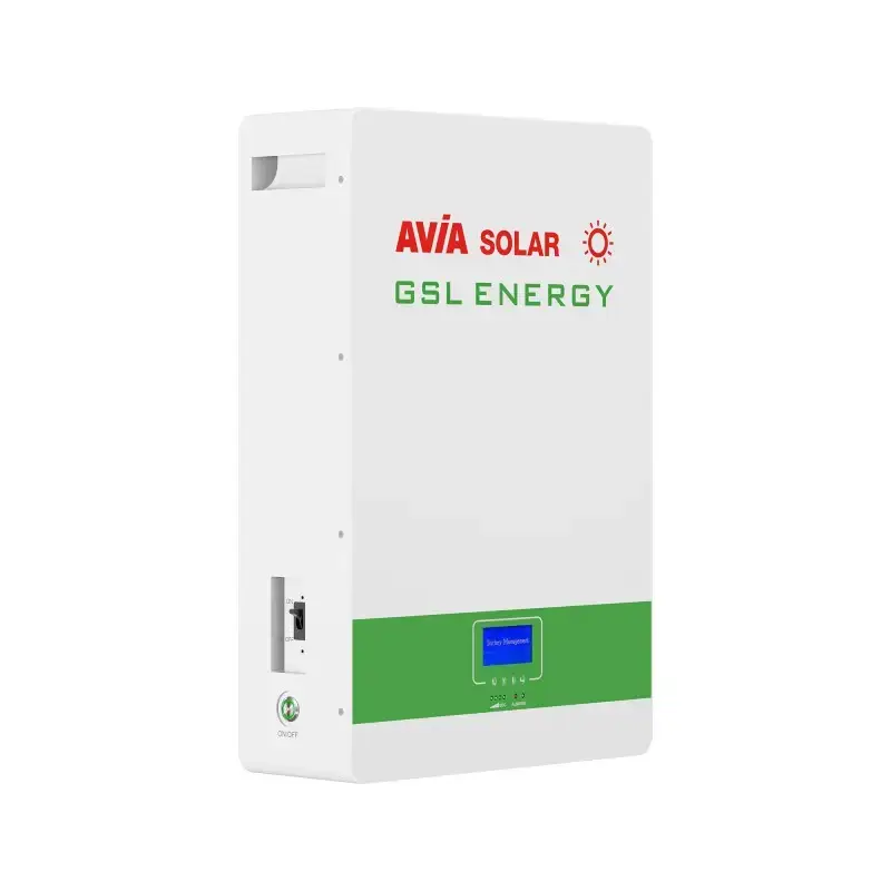 Літієвий акумулятор GSL051100A-BGBP2, 5,12 кВт·год, GSL Energy, AVIA Solar, навісний