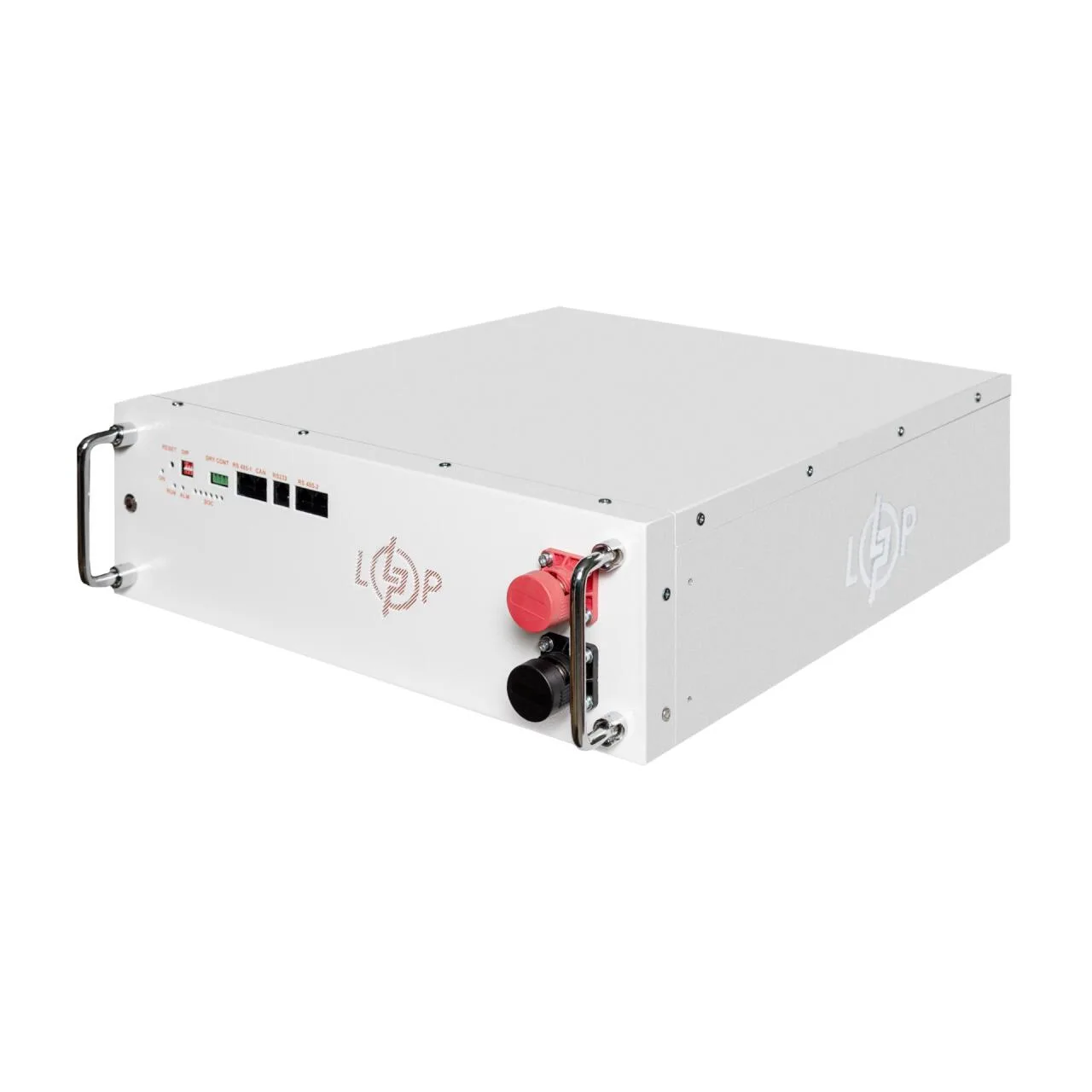 Акумулятор RM RS485/CAN WH, LiFePO4, 51,2 В, 100 Аг (5120Wh, BMS JK 100A/50А), LogicPower