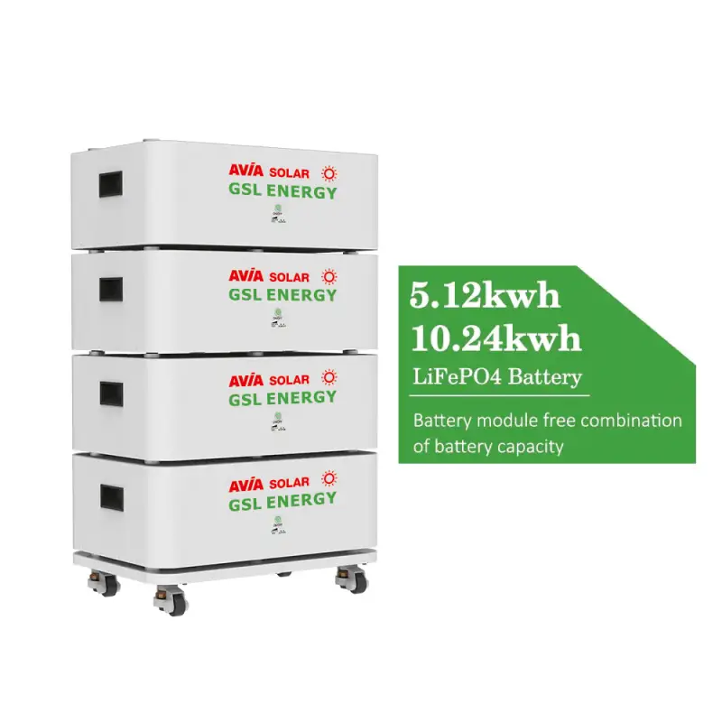 Літієвий акумулятор GSL10000U LV, 10,24 кВт·год, GSL Energy, AVIA Solar