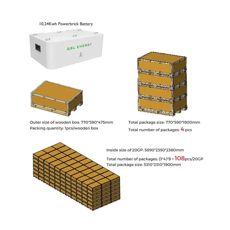 Літієвий акумулятор GSL10000U LV, 10,24 кВт·год, GSL Energy, AVIA Solar - Зображення 4