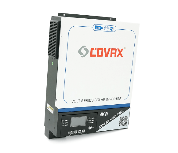 Гібридний інвертор Axpert VM III TWIN 4KW Wifi COVAX, 4000 Вт, 24 В