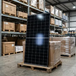 Сонячна батарея TWMNH-54HD500W, N-type, Dual-glass Bifacial, black frame, cable 1200 мм, 500 Вт, Tongwei