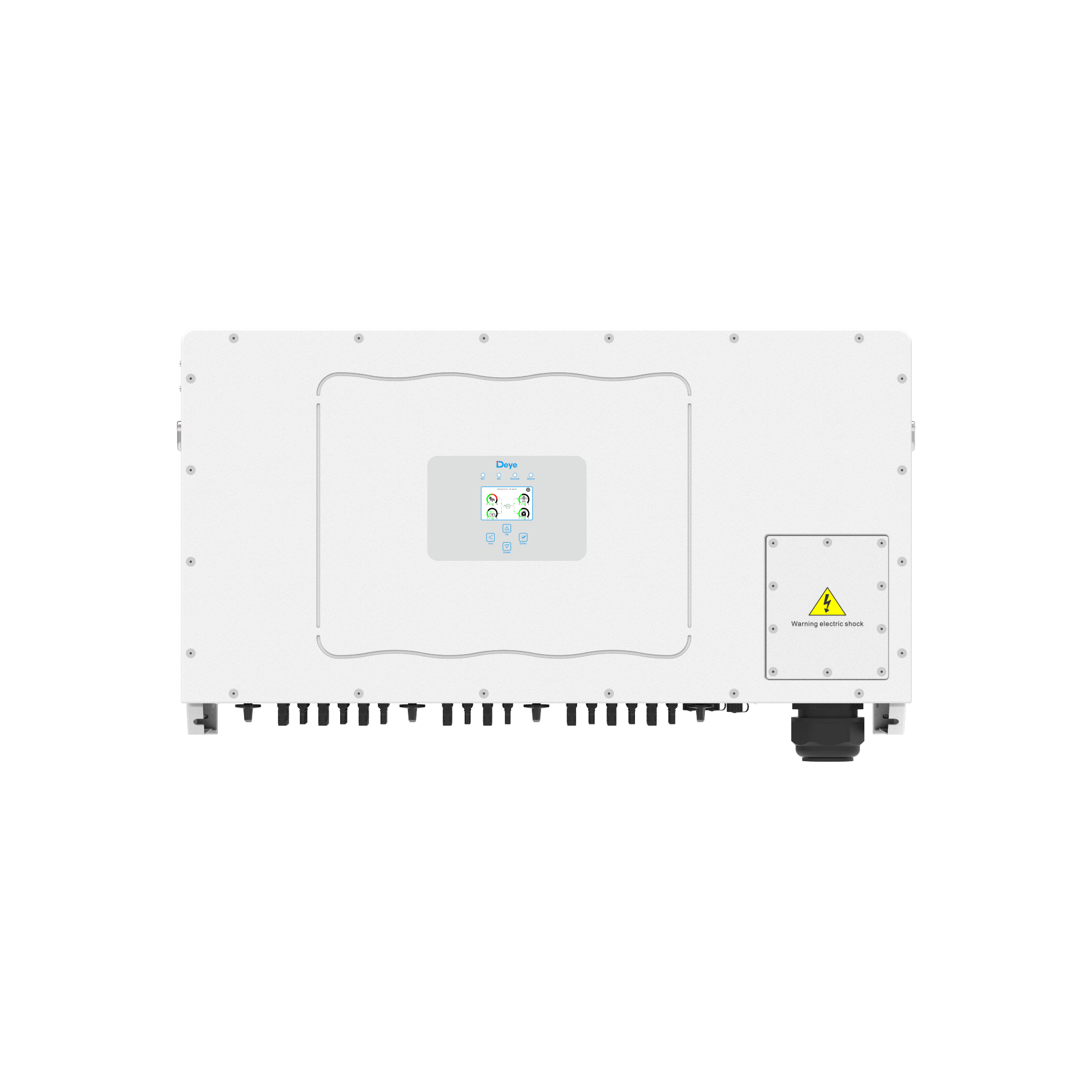 Мережевий інвертор SUN-125K-G Deye WiFi (125 kW, 3 фази, 8 MPPT) - Зображення 2