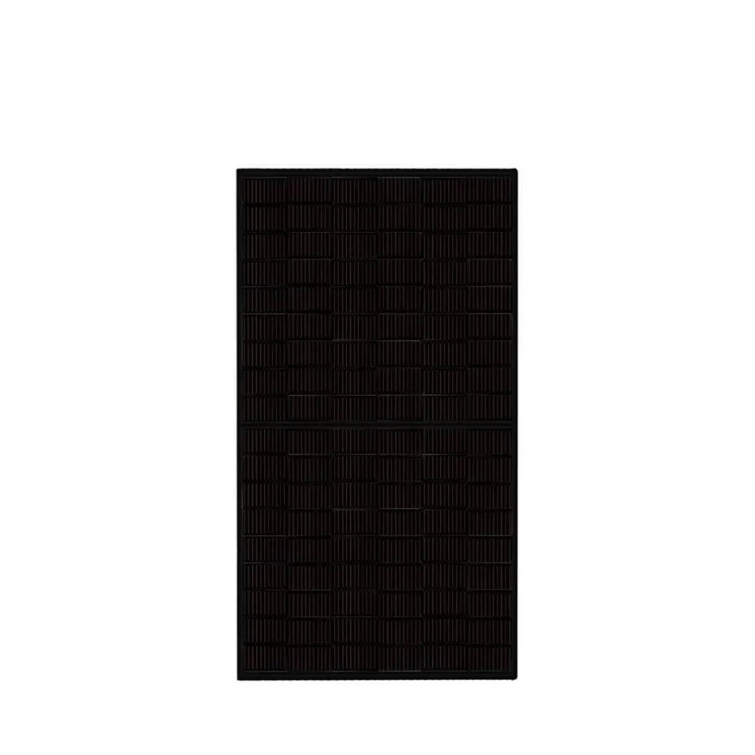 Сонячна панель LP182x199-M-66-NB-585W Full black, bifacial with dual glass, 585 Вт, Leapton - Зображення 3