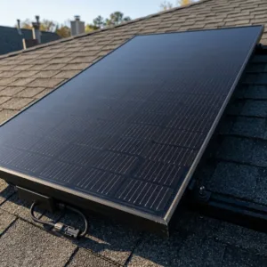 Сонячна панель LP182x199-M-66-NB-585W Full black, bifacial with dual glass, 585 Вт, Leapton